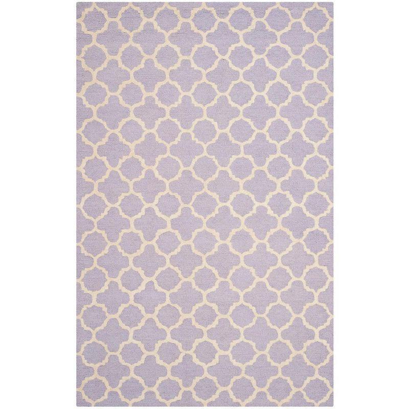 Cambridge CAM130 Tufted Indoor Area Rug - Lavander/Ivory - 5'x8' - Safavieh