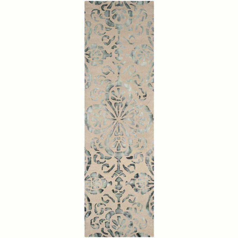 Dip Dye DDY719 Hand Tufted Runner Rug - Camel/Grey - 2'3"x8' - Safavieh.