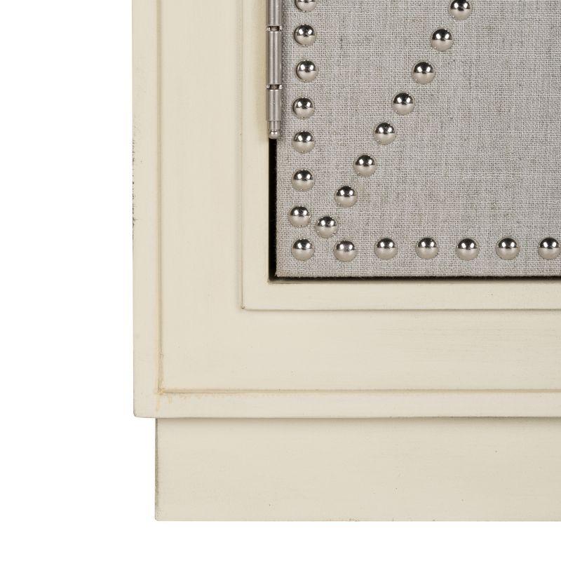 Erin 2 Door Chest - Antique Beige/Light Grey - Safavieh