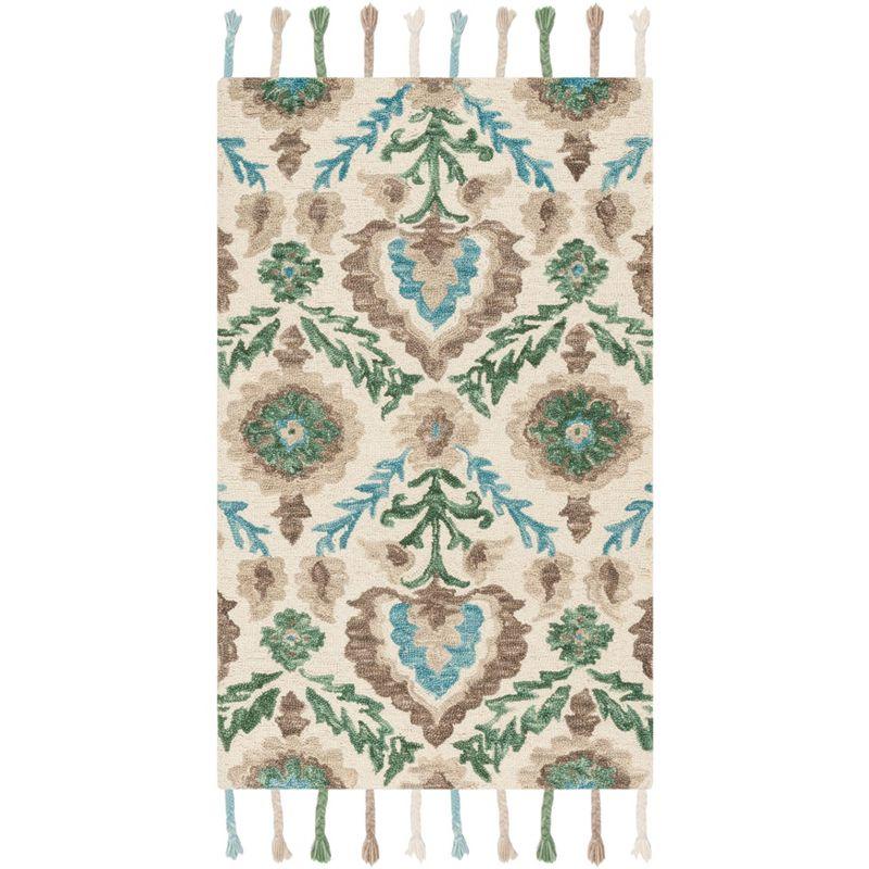 Suzani SZN207 Hand Hooked Area Rug  - Safavieh