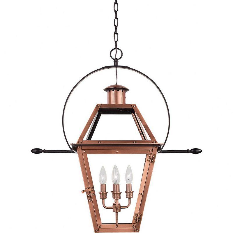 Quoizel Lighting Rue De Royal 4 - Light Pendant in  Aged Copper