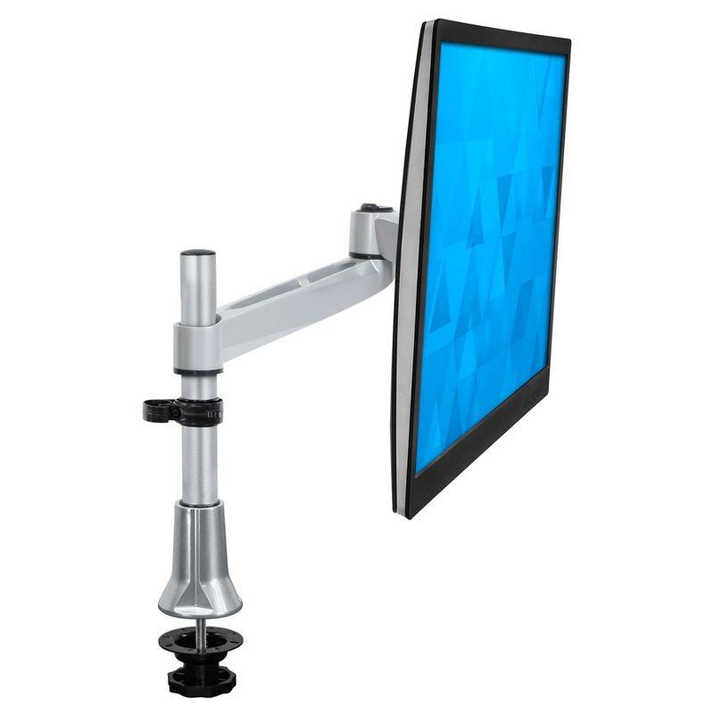 Mount-It! Articulating Full Motion Rotating, Tilting, Swiveling Adjustable Height For TV, Plasma, and Computer Monitor Desk Mount with Grommet Clamp