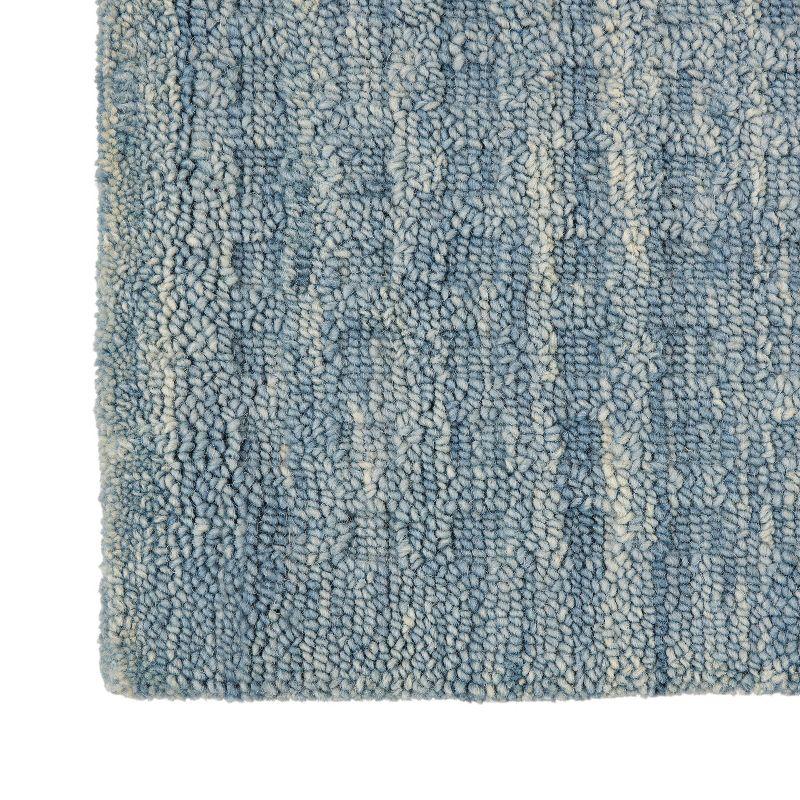 Nourison Perris Textured Indoor Area Rug Denim 3'9" x 5'9"