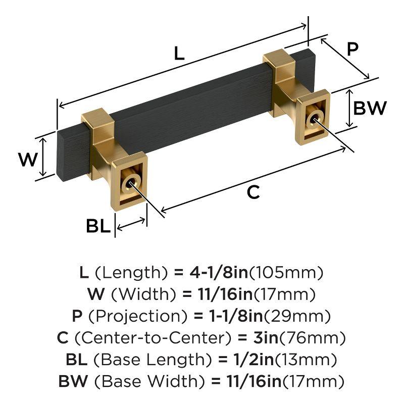 Overton 3 inch (76mm) Center-to-Center