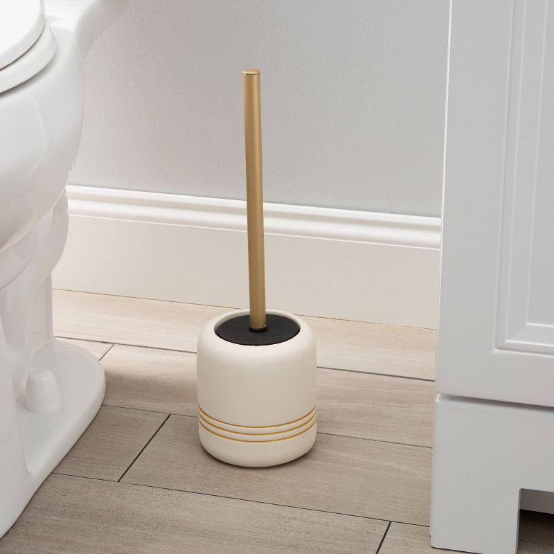 Bath Bliss Toilet Brush And Holder