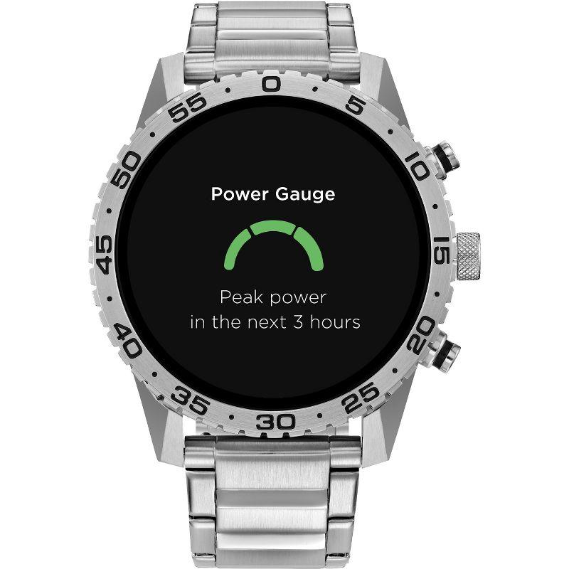 Citizen CZ Smart PQ2 Sport 44MM Touchscreen Smartwatch Stainless Steel Bracelet MX1010-59X