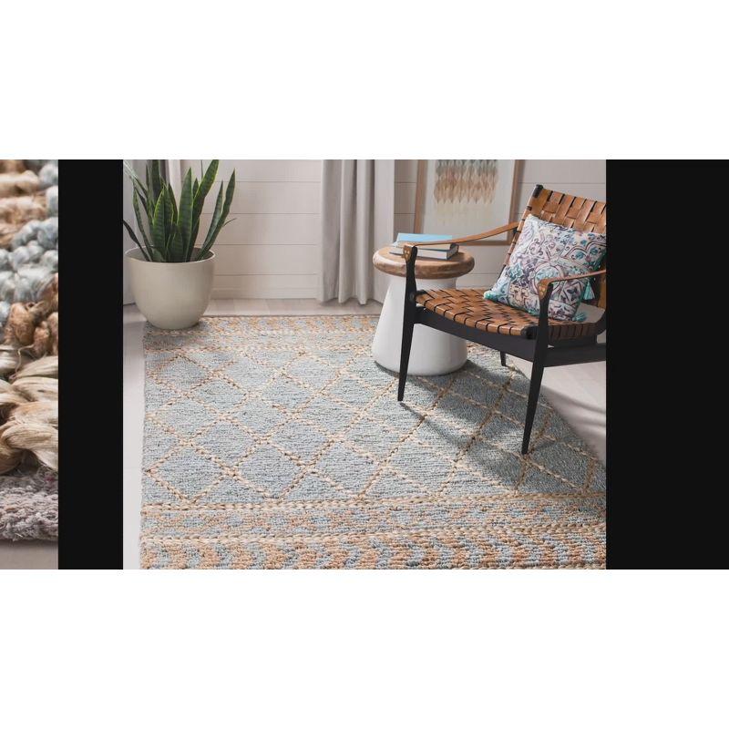 Sand & Stable™ Phippsburg Geometric Handwoven Natural/Blue Area Rug