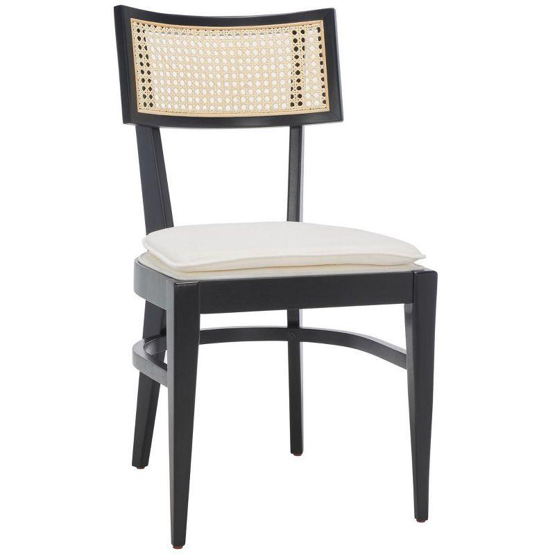Galway Cane Dining Chair - DCH1007 - Black/Natural - Safavieh