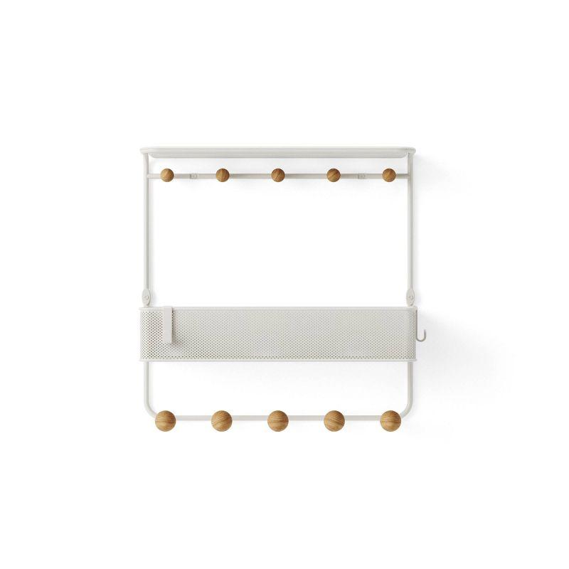 Estique Multi-Hook Wall Shelf