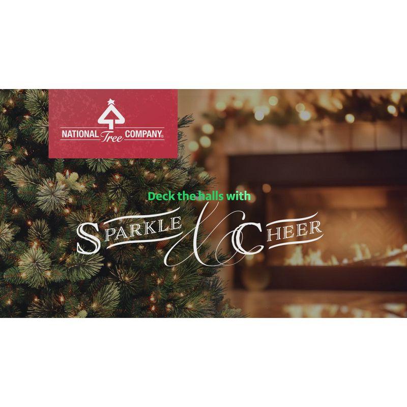 0'' Lighted Artificial Cedar Christmas Tree