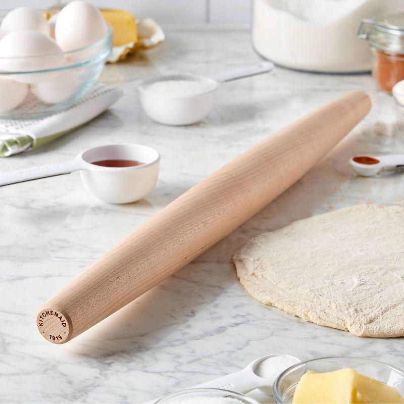 KitchenAid® KitchenAid KitchenAid Maplewood French Rolling Pin, 22-Inch, Brown