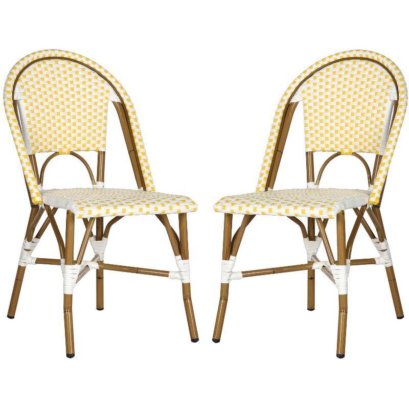 Casidy Polyethylene (PE) Wicker Wicker Outdoor Dining Side Chair