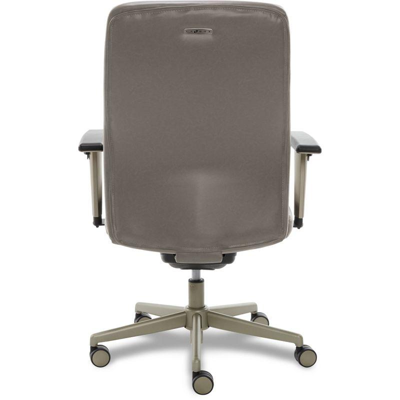 Baylor La-Z-Boy Bonded Leather Adjustable Ergonomic Executive Office Chair with Lumbar Support