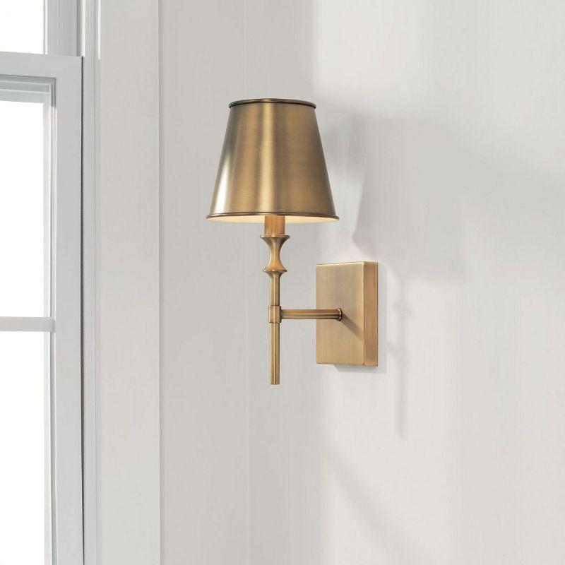 Capital Lighting Whitney 1 - Light Wall Light in  Aged Brass