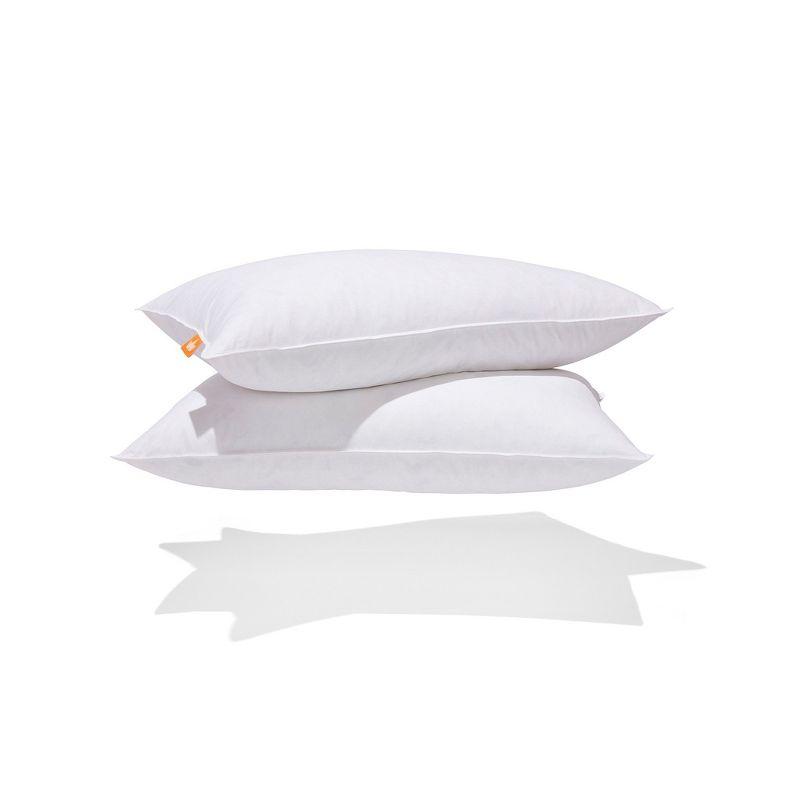 Canadian Down & Feather Company White Goose Feather Pillow - 2 Pack (Set of 2)