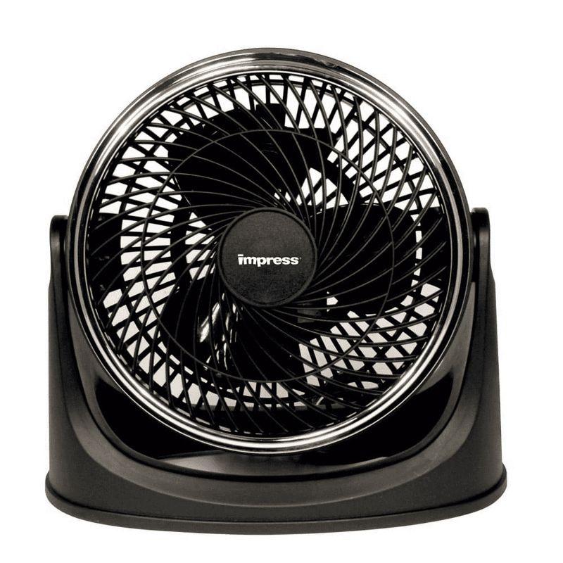 Impress 8-Inch Turbo Velocity Fan in Black