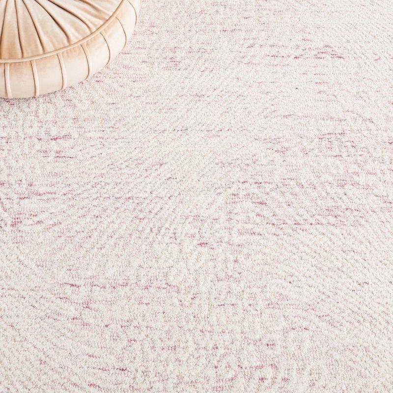 Ebony EBN105 Hand Tufted Indoor Area Rug - Pink/Ivory - 5'x8' - Safavieh