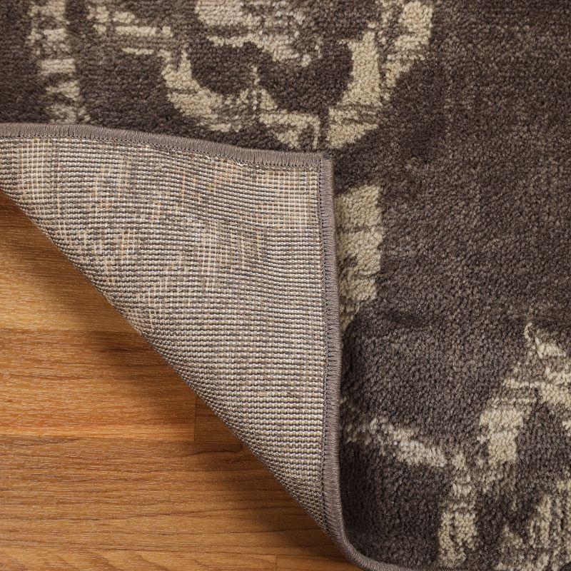 Floral Jacobean Modern Farmhouse Floral Indoor Runner or Area Rug