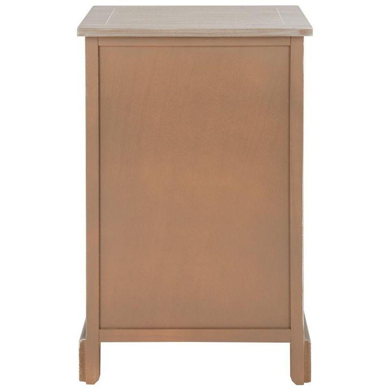 Carrie Side Table - White Wash - Safavieh.