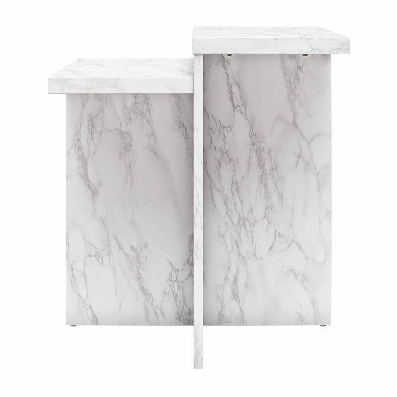 Brielle 24'' Tall Abstract End Table