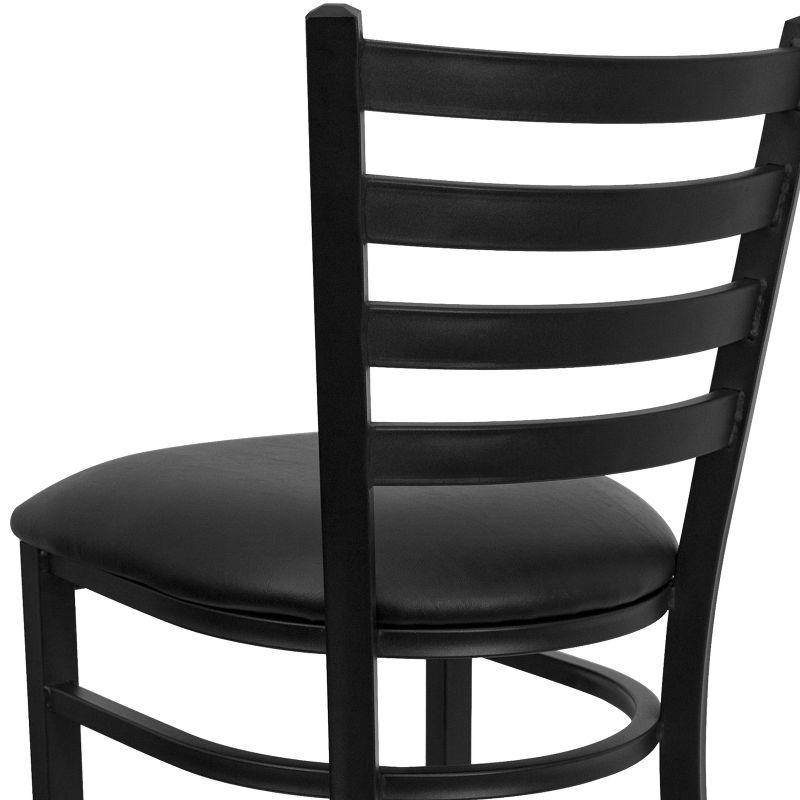 Flash Furniture Brixton Hercules Series Ladder Back Metal Restaurant Barstools by Flash Furniture