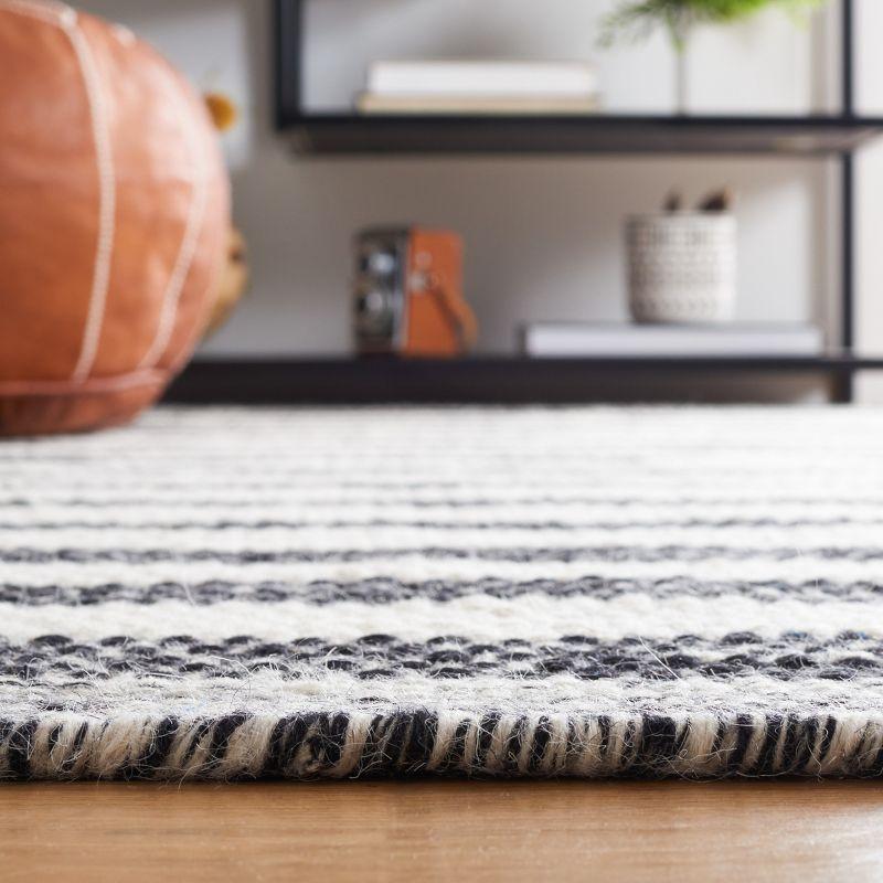 Boho-Chic Classic Flat Weave Striped Kilim Area Rug