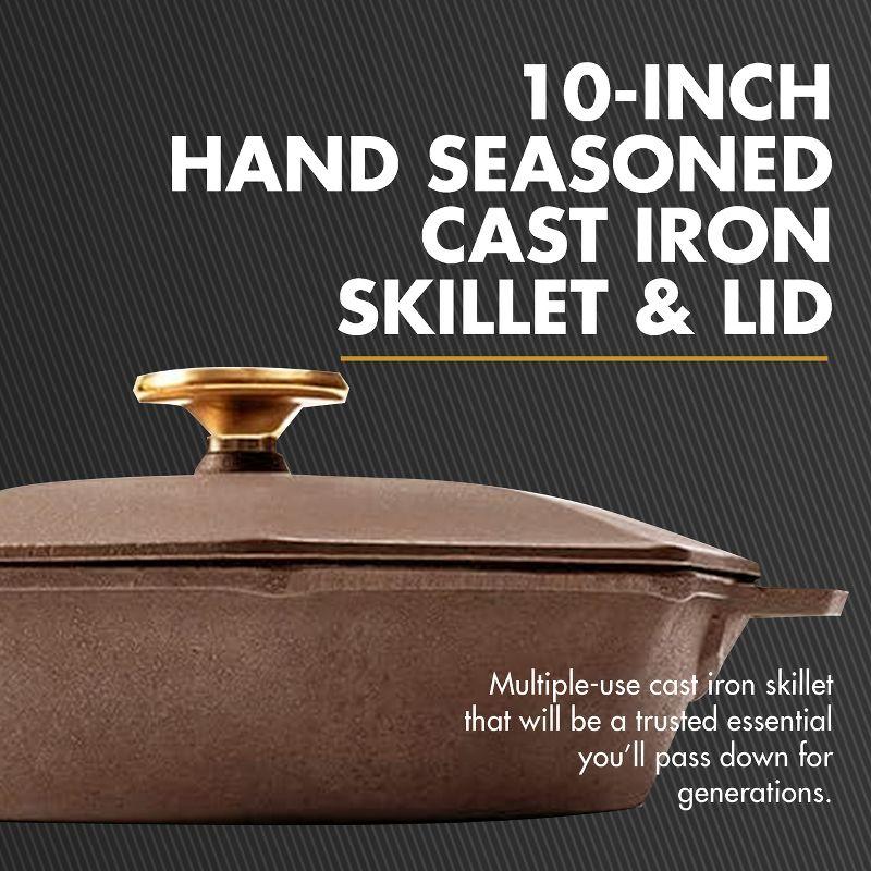 Finex ® 10" Cast Iron Skillet with Lid