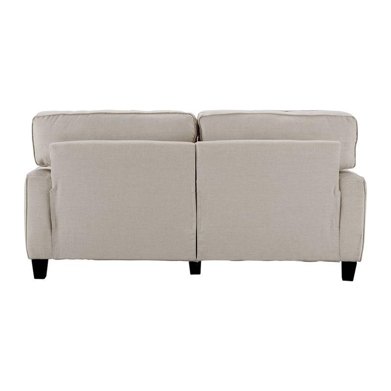 Serta Palisades 73" Track Arm Sofa, Easy Care Fabric, Soft Pillow Back, Pocket Coil Seat Cushions