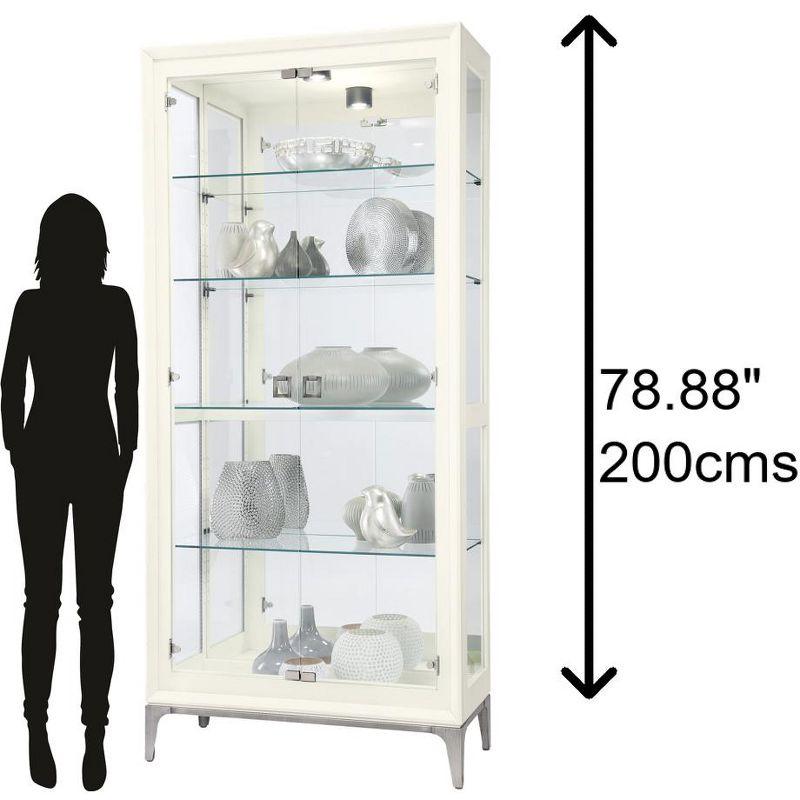 Howard Miller 680693 Sheena Ii Curio Cabinet 680693 Aged Linen