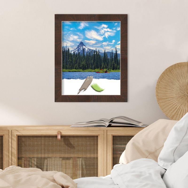 Amanti Art Wildwood Brown Narrow Picture Frame