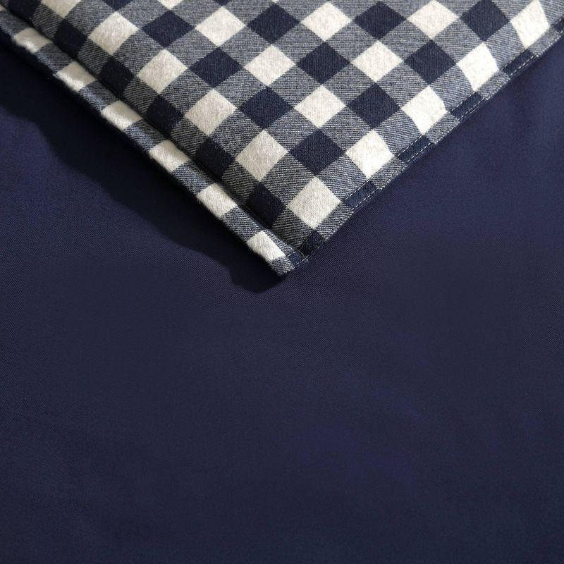 Eddie Bauer Kingston Navy Cotton Reversible Comforter Set