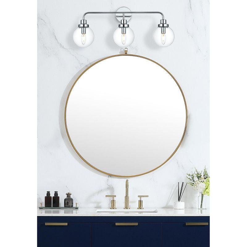 Elegant Lighting Hanson 28 inch Wall Sconce in Chrome