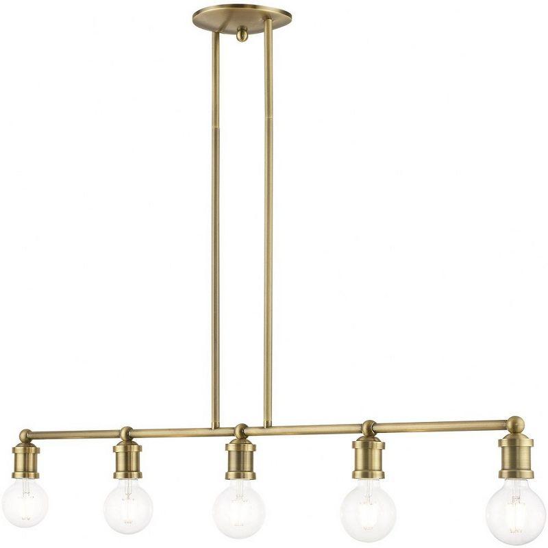 Livex Lighting Lansdale 5 - Light Chandelier in  Antique Brass