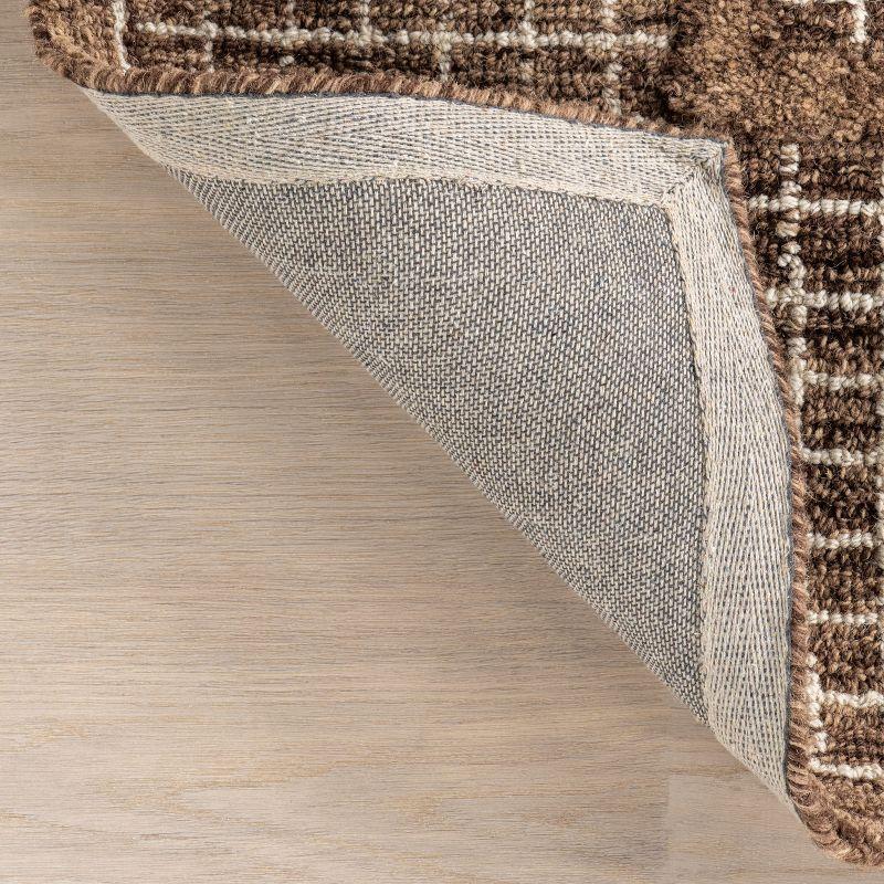 Nuloom Emaline Geometric Wool Indoor Area Rug