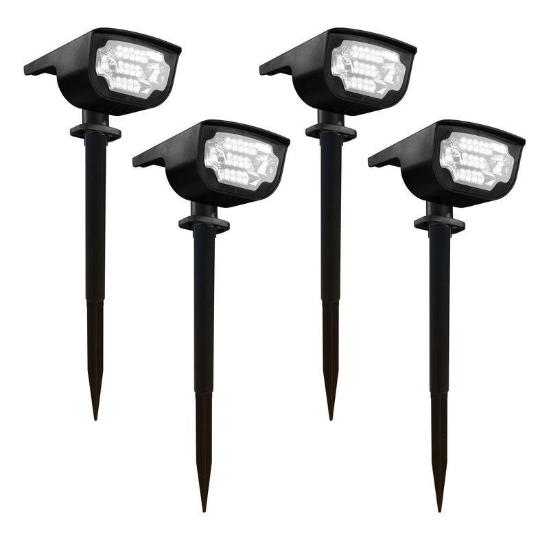 Plastic Solar Powered Integrated LED Pathway Light Pack