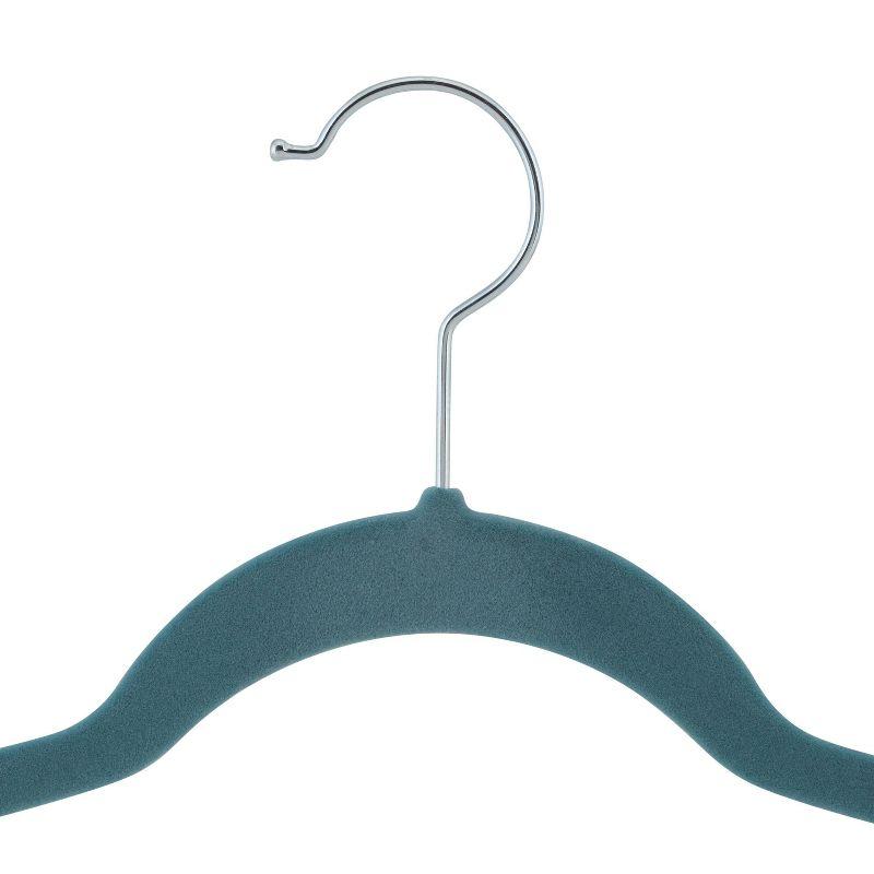 Laura Ashley 25pk Deluxe Velvet Hangers Dusty Blue