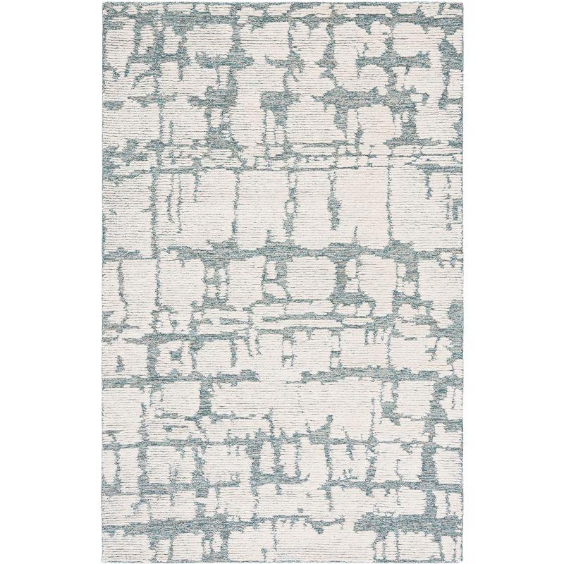 Martha Stewart Rugs Martha Stewart Hand Tufted 80% Wool And 20% Cotton Abstract Rug