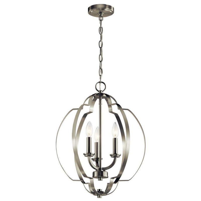 Kichler Lighting Voleta 3 - Light Pendant in  Brushed Nickel