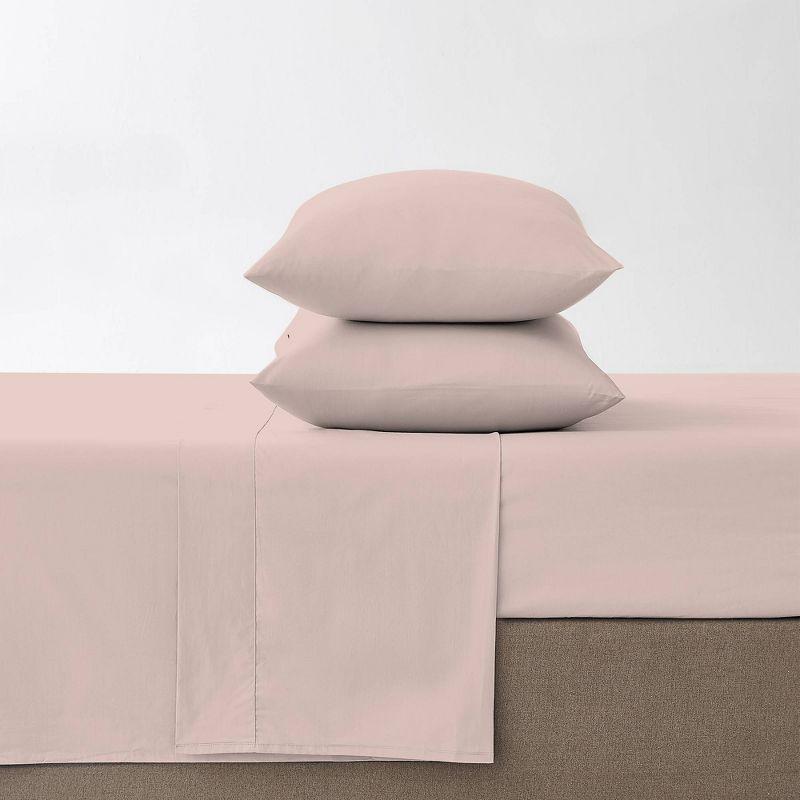 100% Cotton Lightweight Percale Weave Sheet Set