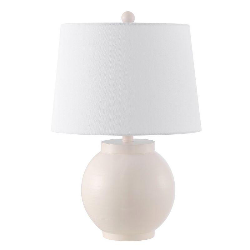 Timeless Ivory Curved Silhouette 22" Table Lamp