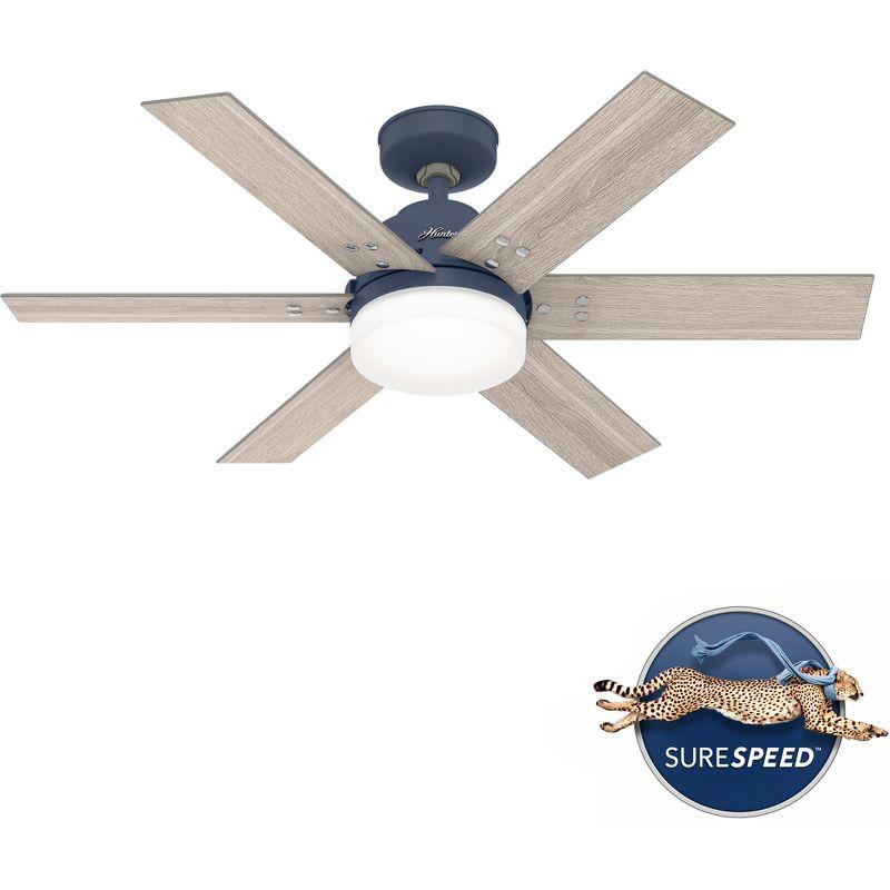 44" Pacer 6 - Blade Ceiling Fan with Lights and Remote