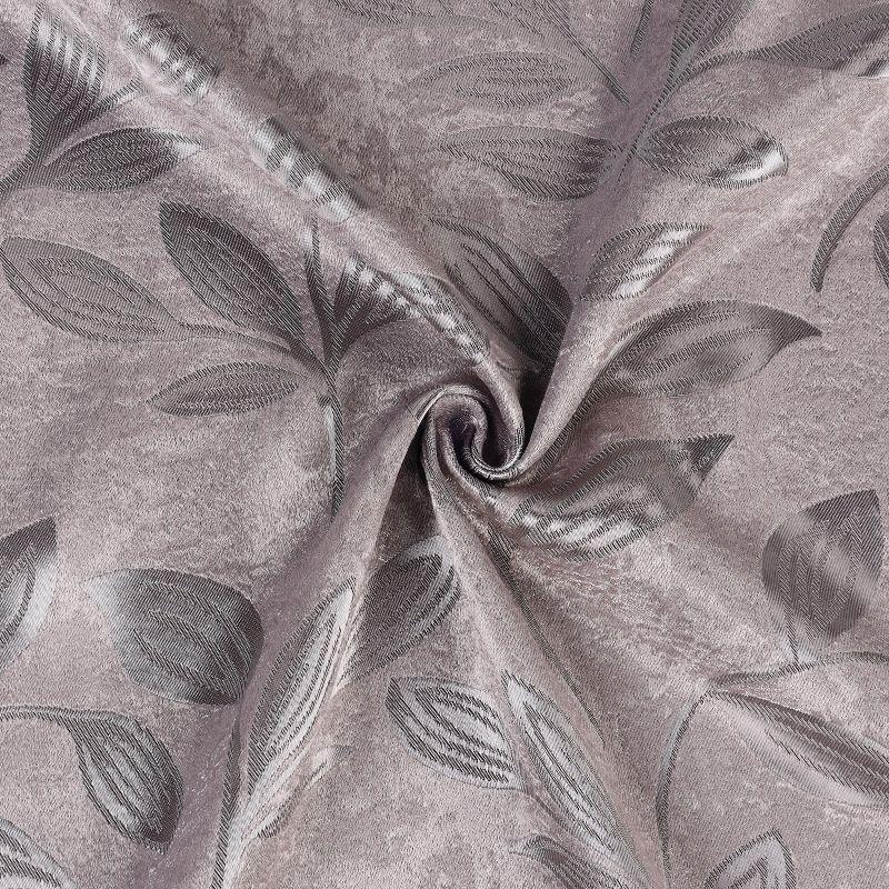 Superior Modern Bohemian Leaves Polyester Machine Washable Room Darkening Blackout Curtains by Superior (Set of 2)