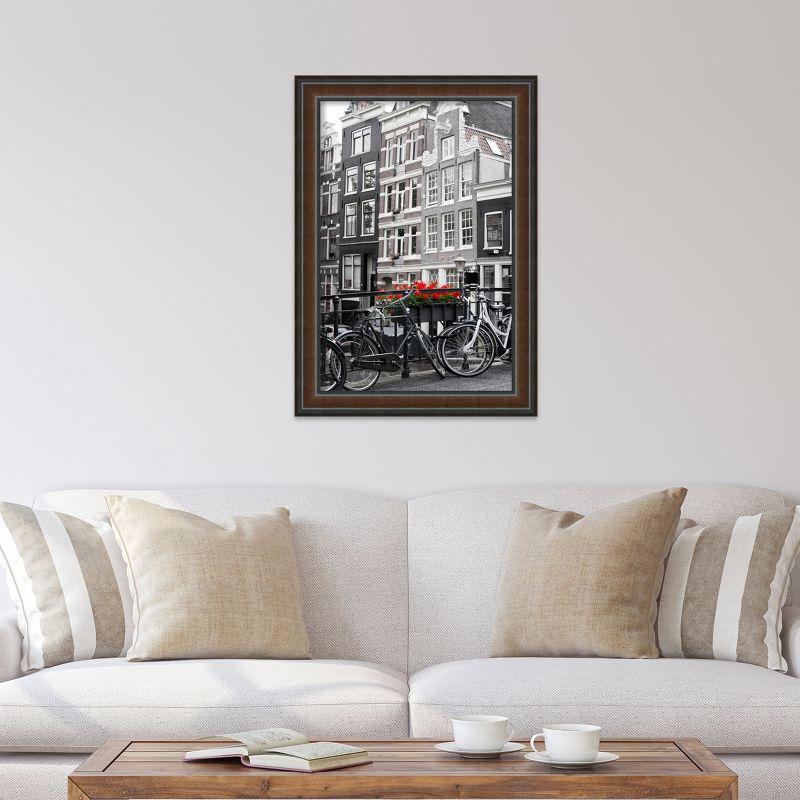 Amanti Art Cyprus Walnut Wood Picture Frame Opening Size 20x30 in.