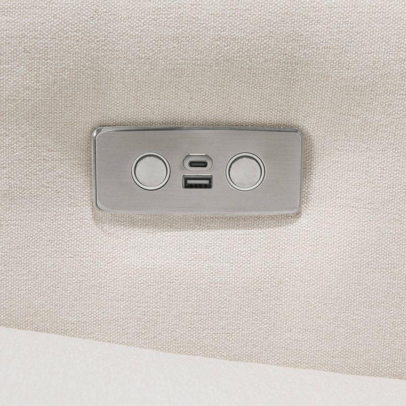 Sigi Electronic Recliner And Glider In Eco-Performance Fabric With USB Port | Water Repellent & Stain Resistant