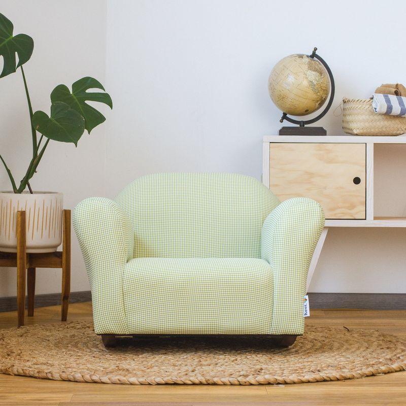 Keet Keet Roundy Rocking Chair Ghingham Brown