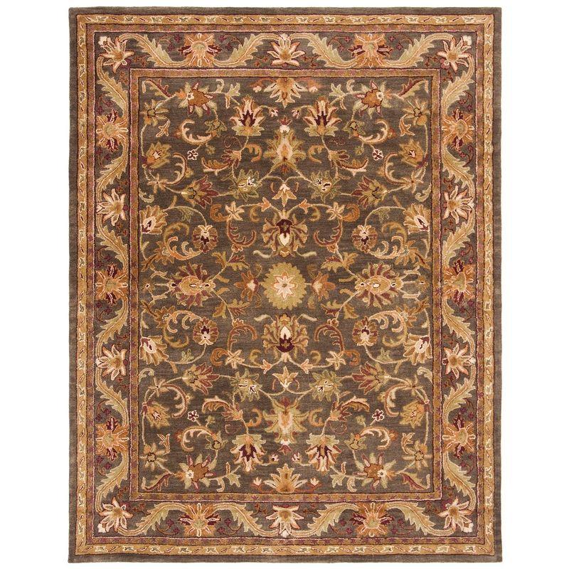 Antiquity AT52 Hand Tufted Indoor Area Rug - Green/Gold - 8'3"x11' - Safavieh