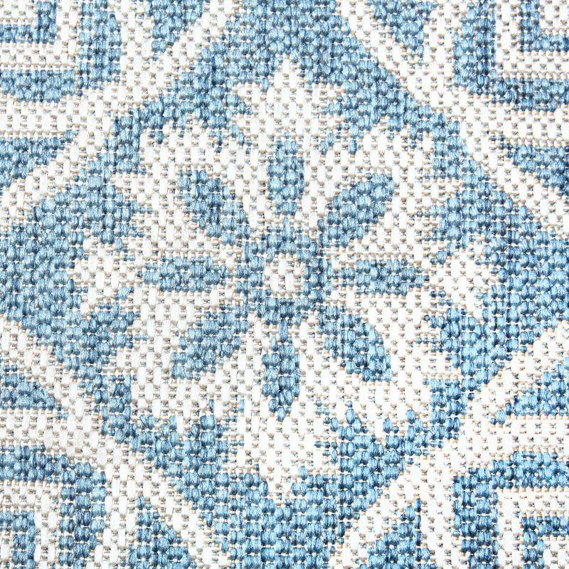 Nicole Miller New York Patio Country Danica Geometric Indoor/Outdoor Area Rug, Blue/Gray