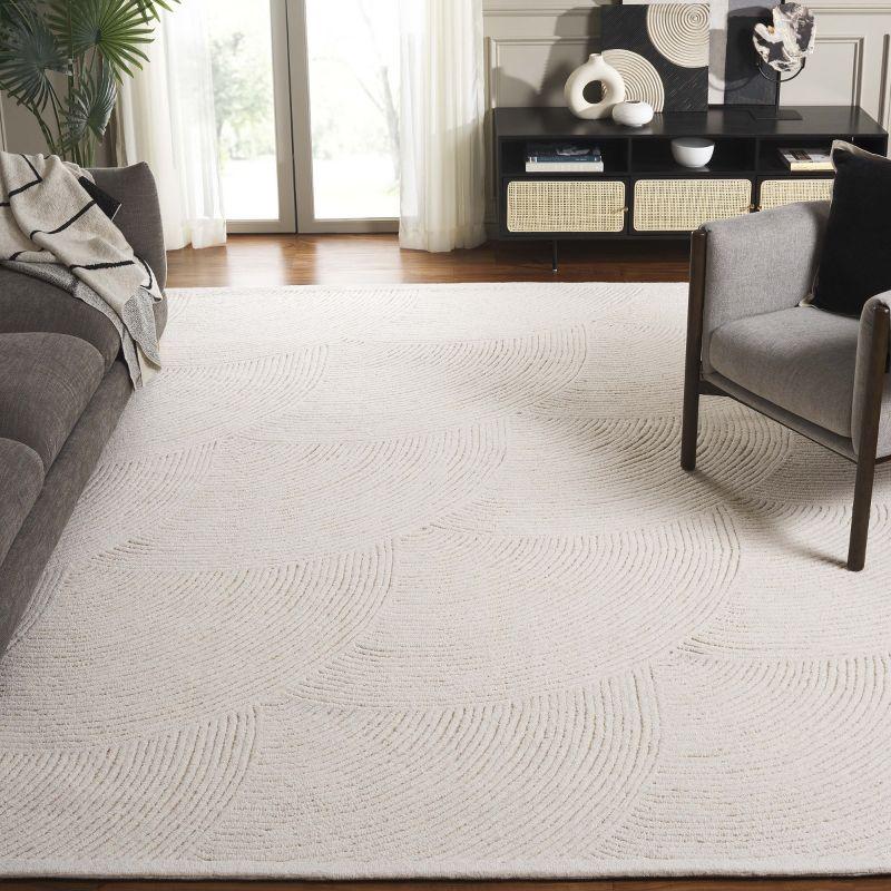 Textural TXT105 Hand Tufted Indoor Area Rug - Ivory - 8'x10' - Safavieh