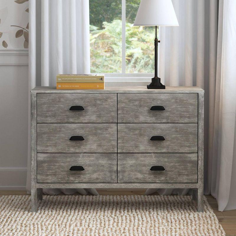 Fairway 6 Drawer Double Dresser