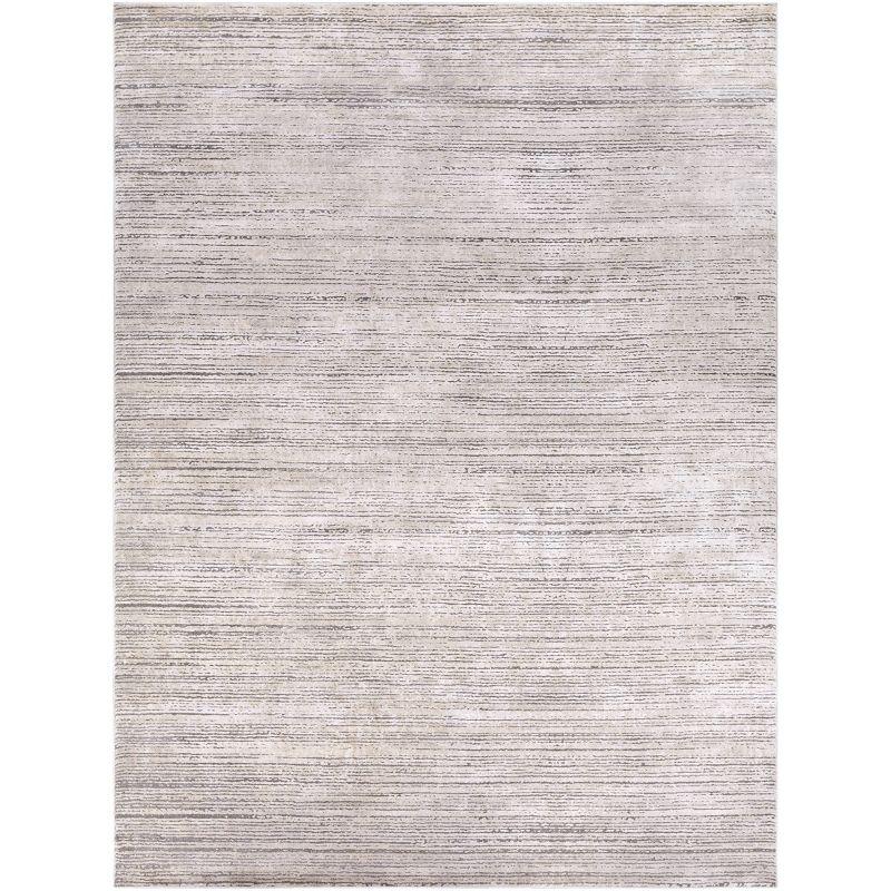 Livabliss 7'10"x10'2" Emma Modern Rug Gray: Stain & Fade-Resistant, Medium Pile, Indoor, Abstract Pattern